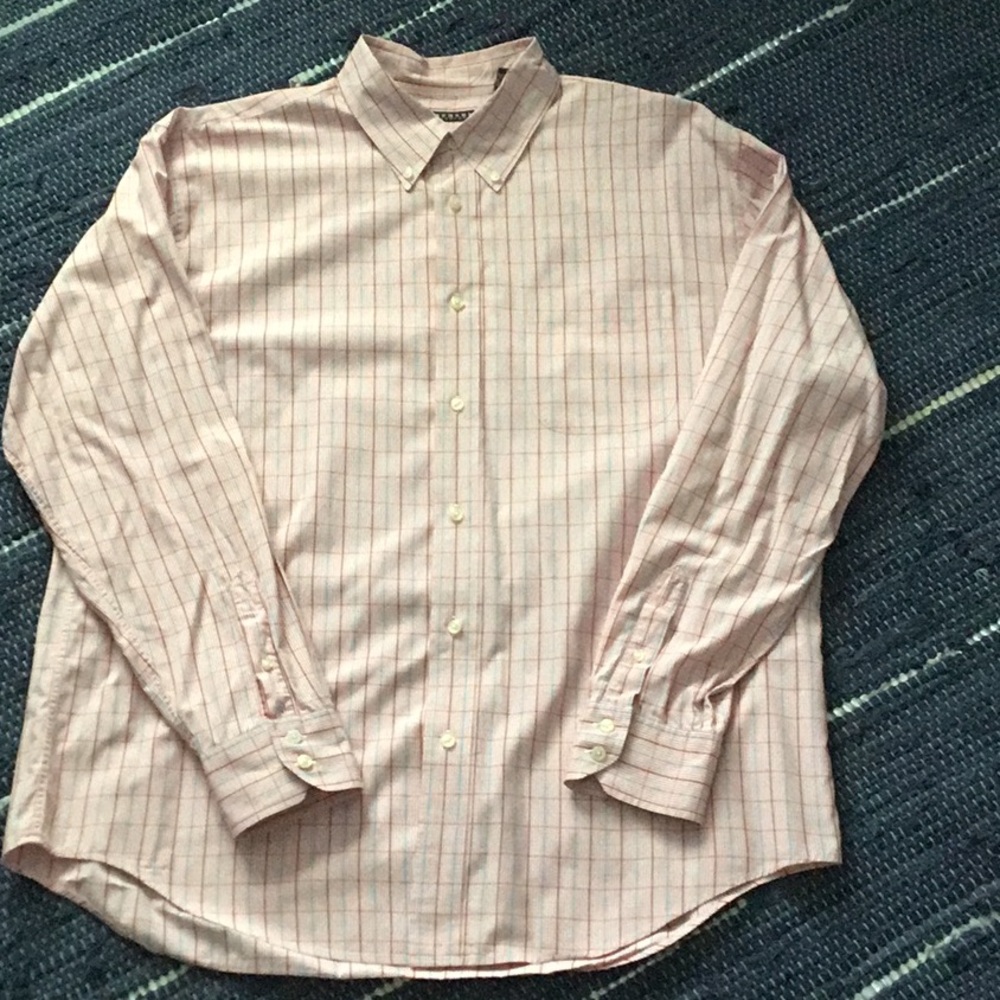 Consensus sportswear button down, XL, red/wht/blue